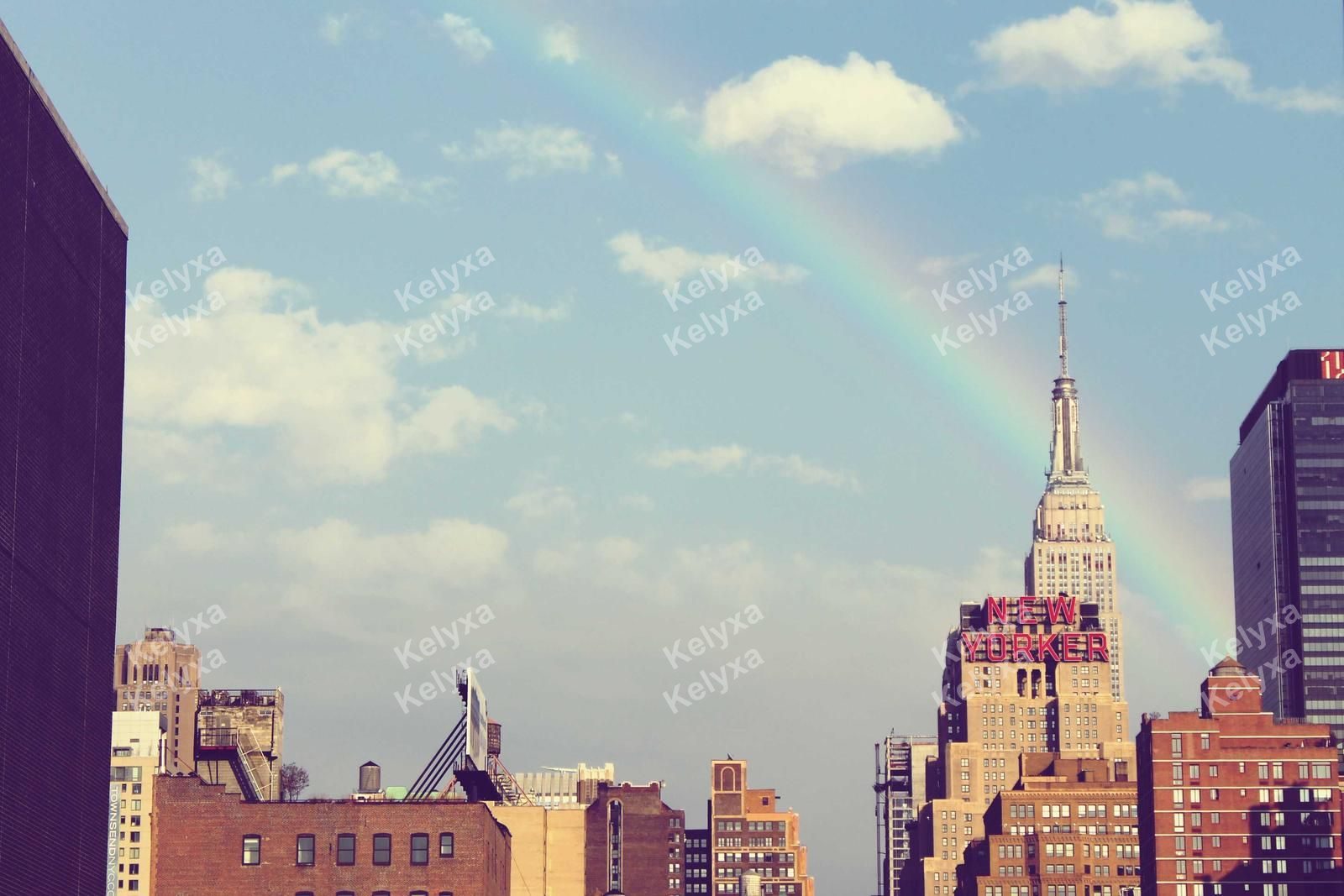 Rainbow Over The Empire State Building