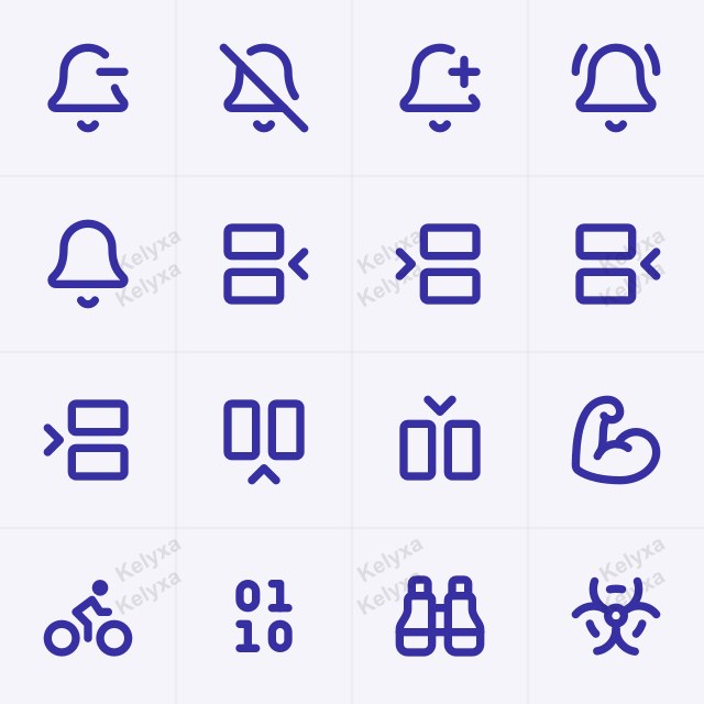 Architecture Icon Pack — 18 icons