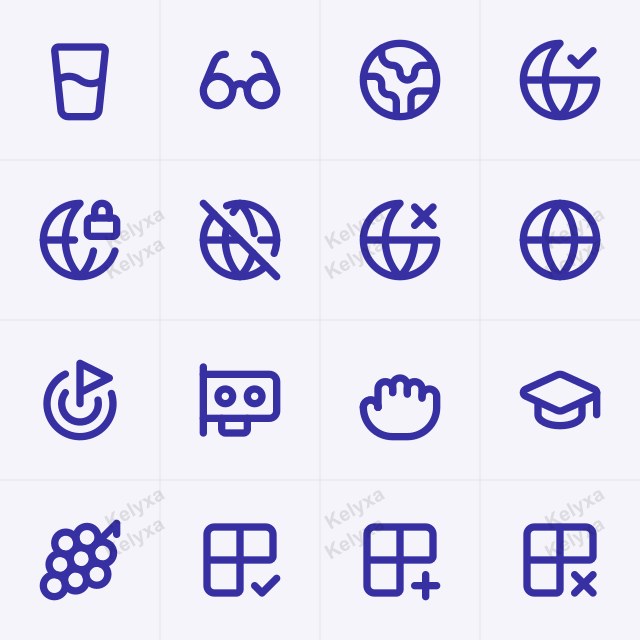 People Icon Pack — 18 icons