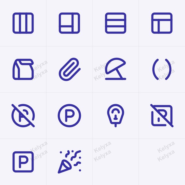 Business Icon Pack — 14 icons