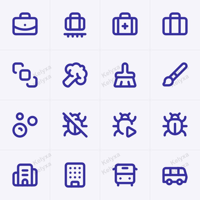 People Icon Pack — 16 icons