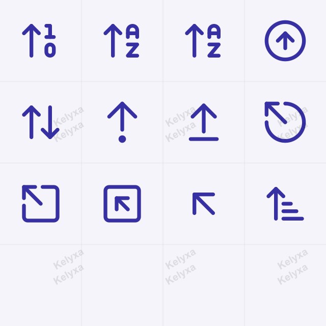 Abstract & Textures Icon Pack — 12 icons