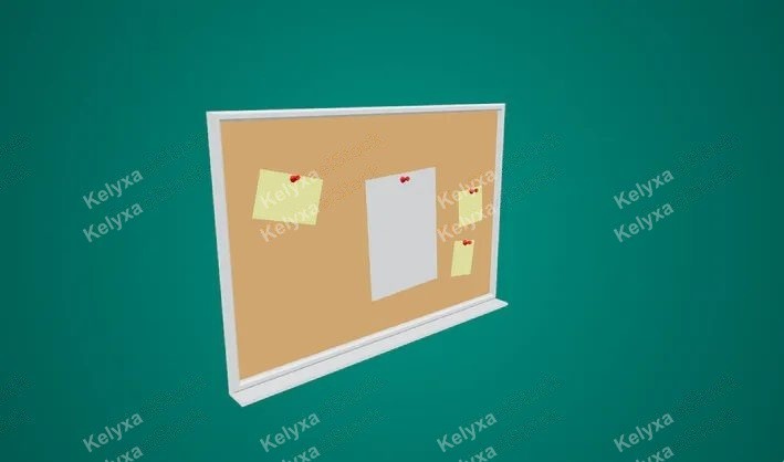 Message board Printable 3D Model