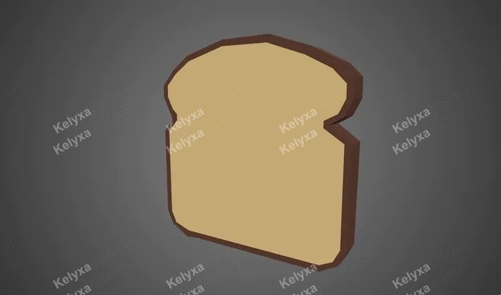 Slice of Bread 3D Model