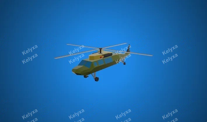 Helicopter CAD Model