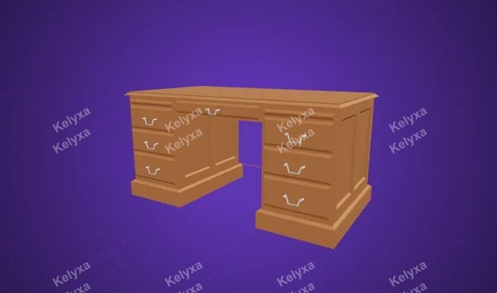Desk CAD Model
