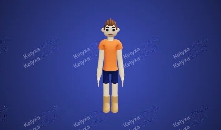 Stylized Character CAD Model