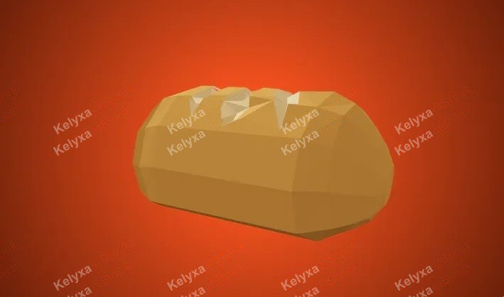 French Bread Printable 3D Model