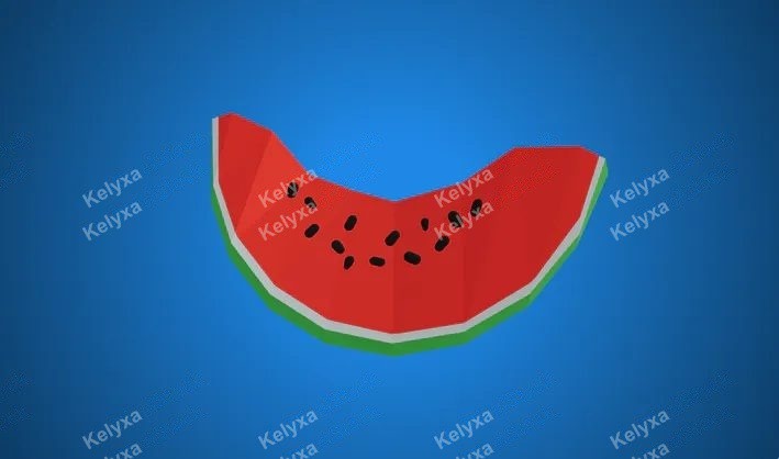 Slice of Watermelon Printable 3D Model