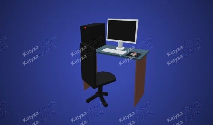 Desk Printable 3D Model