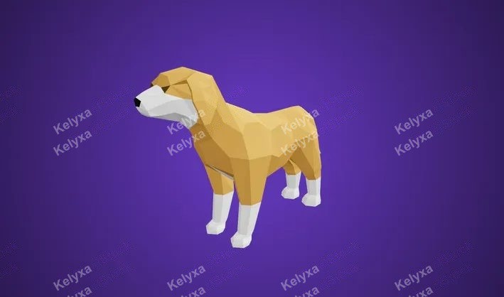Dog Printable 3D Model