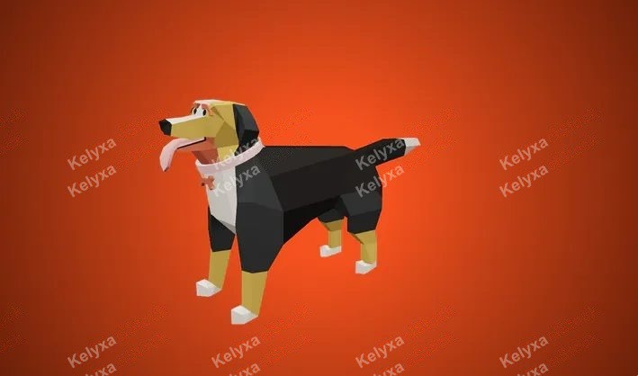 Dog Printable 3D Model