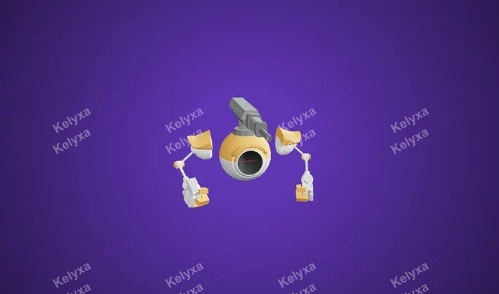 Robot Enemy Flying Gun Printable 3D Model