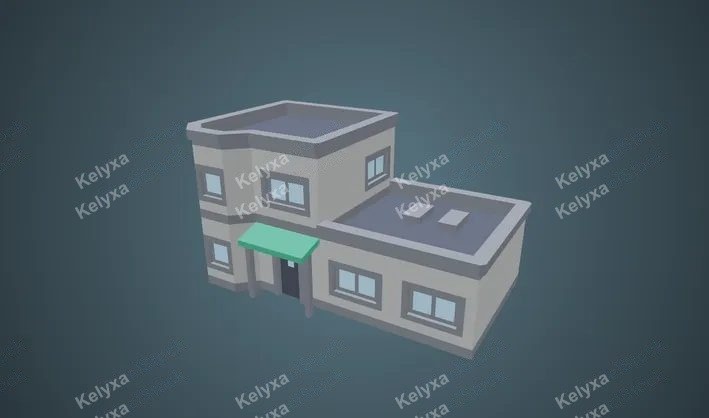 Small Building 3D Model