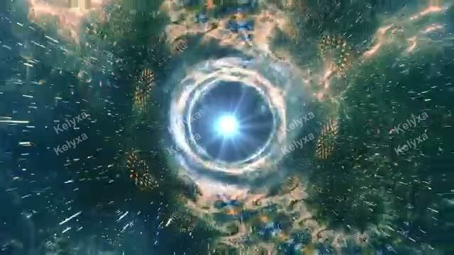 Glowing Portal Light Burst
